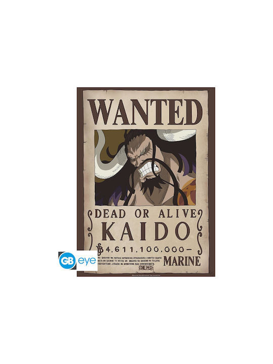 Abysse Αφίσα One Piece Wanted Kaido 38x52cm Abysse Αφίσα One Piece Wanted Kaido 38x52cm