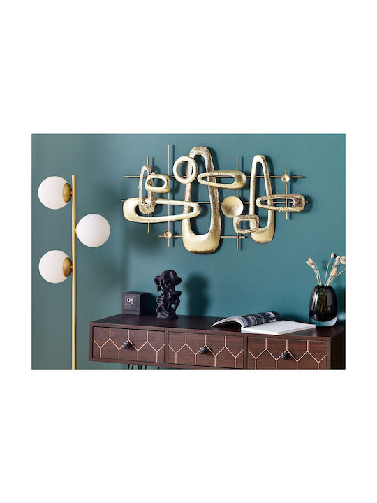 Beliani 3D Wall Decor Gold 50cm
