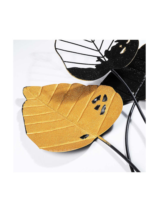 Wallity Διακοσμητικό Τοίχου Fall Μαύρο από Μέταλλο 85x45cm