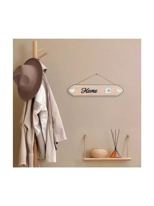 Uncle George Decorative Handmade Black Wooden Sign 36x1x8cm