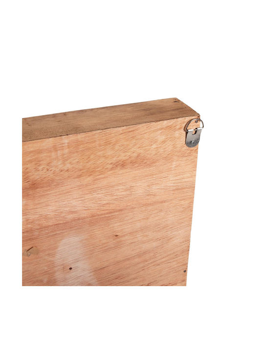 HomeMarkt Διακοσμητικό Τοίχου από Ξύλο 100x6x100cm