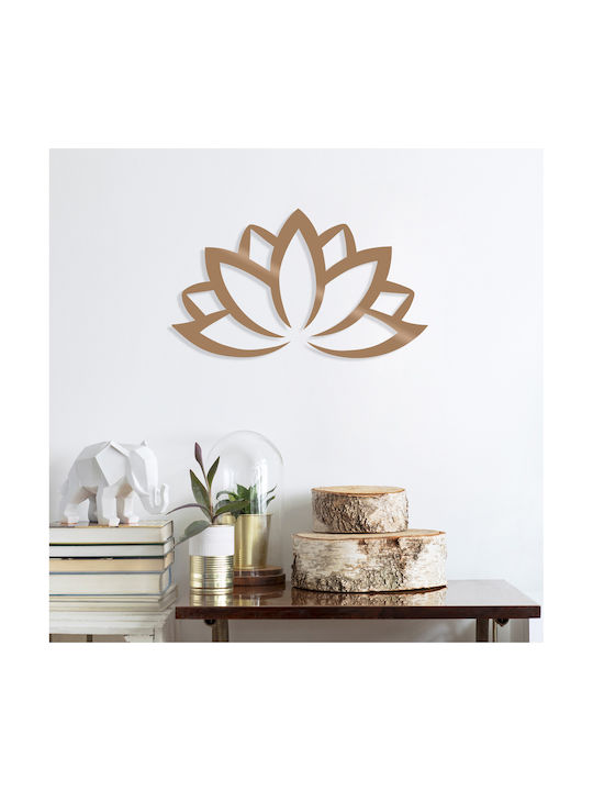 Wallity Wall Decor Lotus Copper Made of Metal 60x35cm