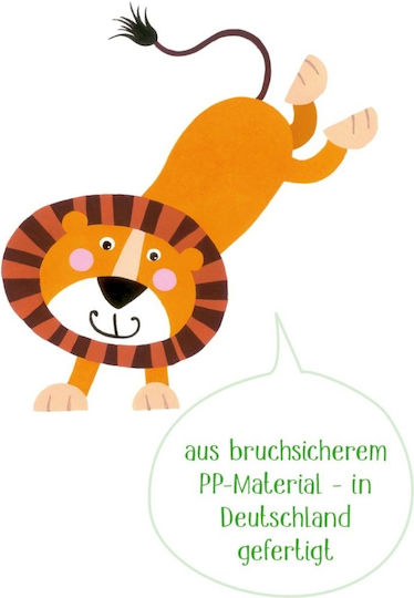 Die Spiegelburg Children's Cup Lion made of Plastic Yellow for 12m+