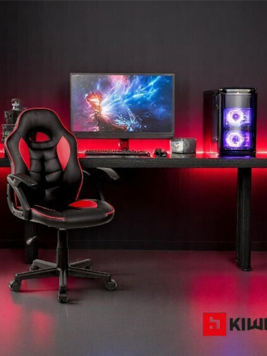 Kiwari Ster Scaun Gaming Din piele ecologică Neagră
