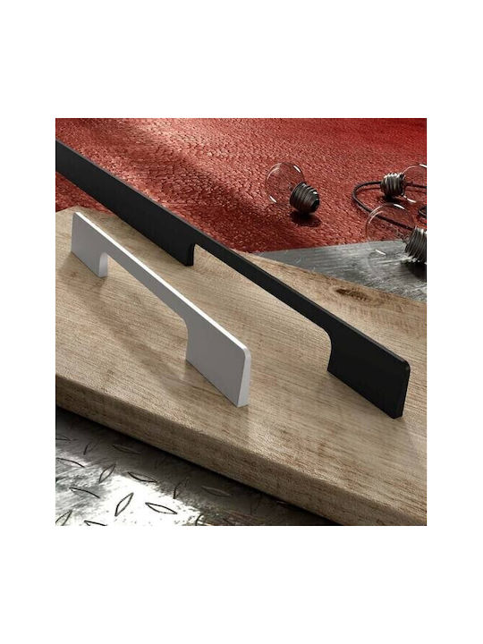 Sc Herrajes Furniture Handle from Metallic Black with Hole Centers 224mm