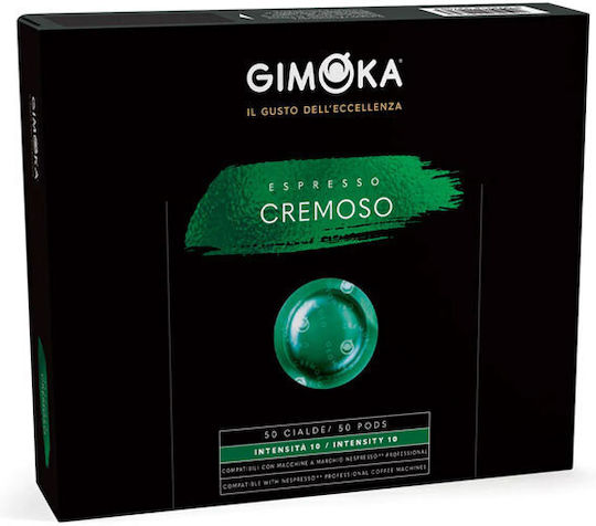 Gimoka Κάψουλες Espresso Έντασης 10 Συμβατές με Μηχανή Nespresso Professional 50caps