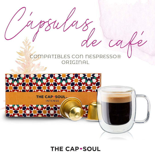 The Cap Soul Κάψουλες Espresso Intenso Συμβατές με Μηχανή Nespresso 10caps