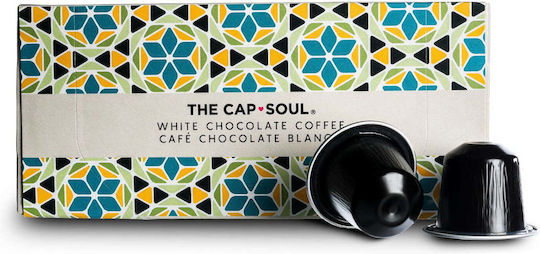The Cap Soul Capsule Espresso Capsoul Ciocolată albă Compatibile cu Mașina Nespresso 10capace