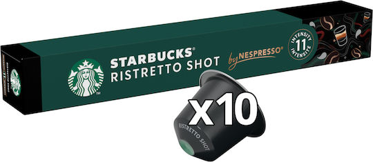 Nestle Capsules Espresso Espresso Ristretto Shot Starbucks Compatible with Machine Nespresso 10caps,tobolek