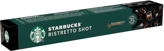 Nestle Capsules Espresso Espresso Ristretto Shot Starbucks Compatible with Machine Nespresso 10caps,tobolek