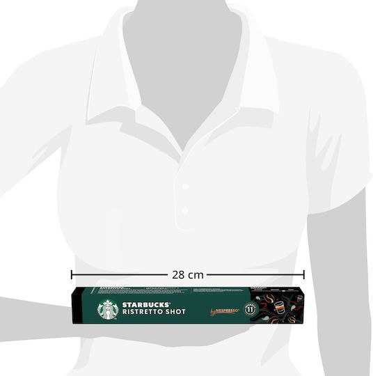 Nestle Capsules Espresso Espresso Ristretto Shot Starbucks Compatible with Machine Nespresso 10caps,tobolek