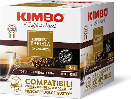 Kimbo Капсули Еспресо Armonia Съвместими с машина Dolce Gusto 16капси