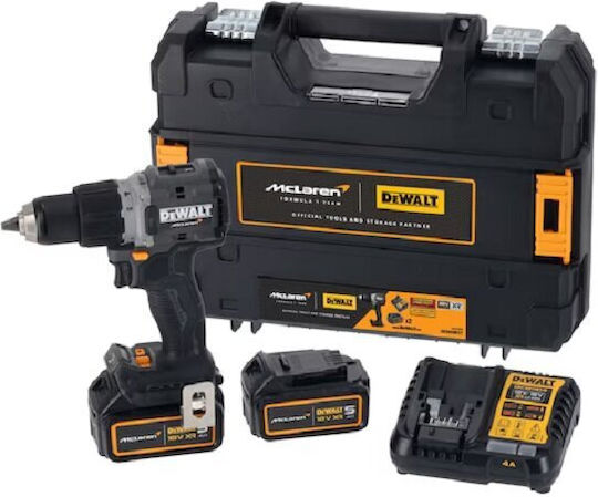DEWALT McLaren Ударен Двигател За Бормашина На Батерия Безчетков 18V 2x4Ah
