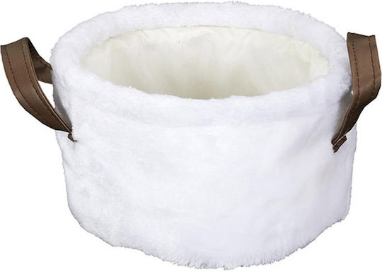 The Home Deco Factory Комплект декоративни кошници Пластмасови с дръжки White 3бр
