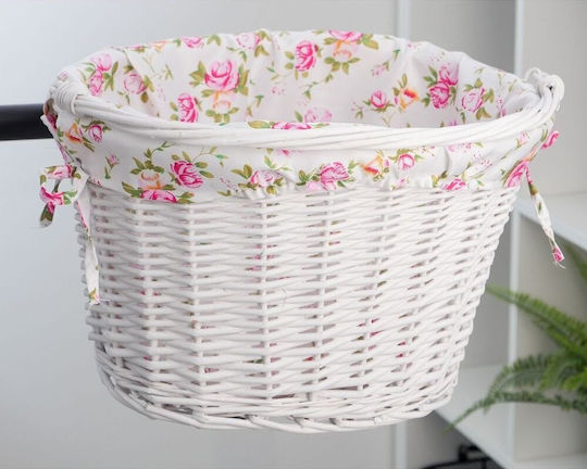 Kesper Coș decorativ Tesatura cu mânere White 35x28x22buc