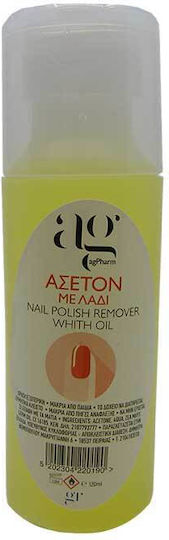 Ag Pharm Καθαρό Ασετόν Νυχιών με Λάδι 120ml