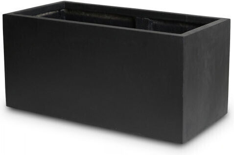 Gardin Planter Box Ceramic Black 99x46x46cm.