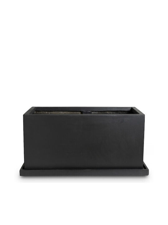 Gardin Planter Box Ceramică Negru 99x46x46cm.