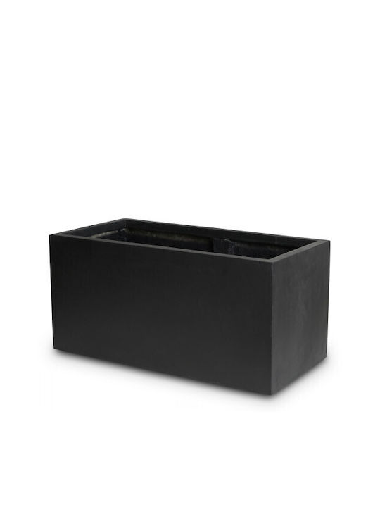 Gardin Planter Box Ceramică Negru 79x37.5x37.5cm.