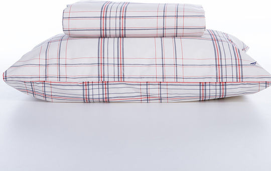Nef-Nef Homeware Duvet Cover Set Cotton Queen with 2 Pillowcases 220x240 Ecru
