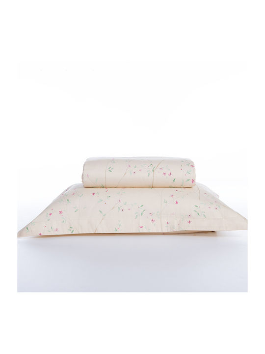 Nef-Nef Homeware Bettbezug-Set Baumwolle Übergröße mit 2 Kissenbezügen 240x230 Kiara Orange