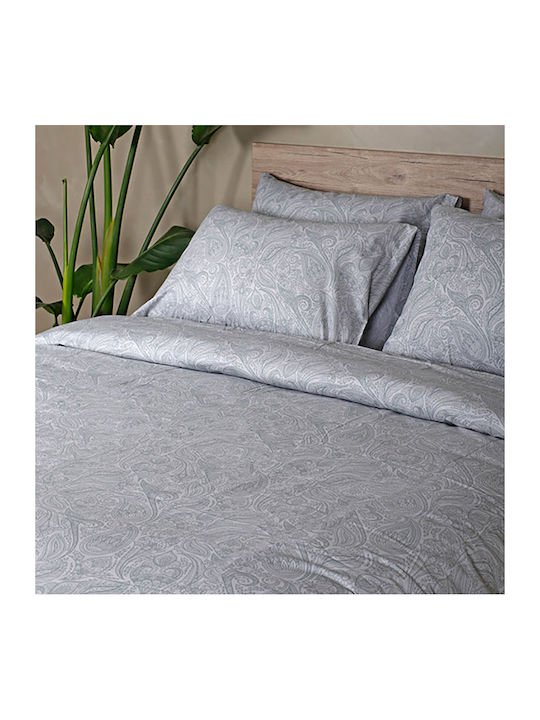 Sunshine Duvet Cover Cotton Single 170x250 Cotton Feelings 2040 Grey
