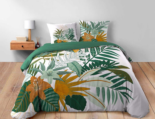 Douceur d'Intérieur Σετ Υπέρδιπλη 220x240cm Florida Πράσινη
