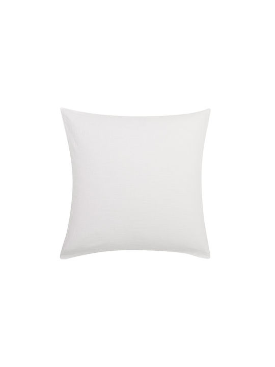 Douceur d'Intérieur Duvet Cover Set Cotton Queen with 2 Pillowcases 240x260 Meline White