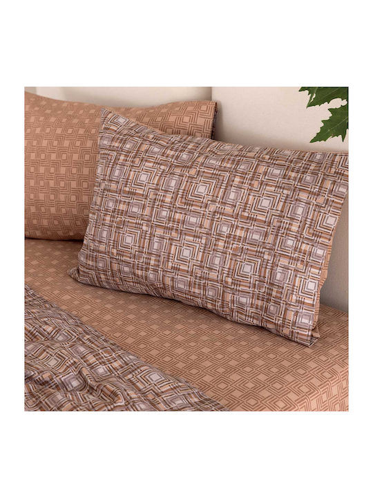 Palamaiki Duvet Cover Set Cotton Queen with 2 Pillowcases 240x250 Flannel Beauty Fb0229 Beauty
