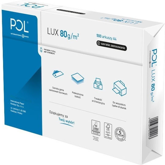 Pollux A4 Copy Paper 80g Box