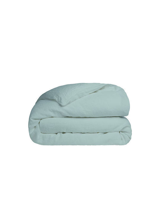Sunshine Duvet Cover Cotton Double 200x250 Cotton Feelings 105 Aqua