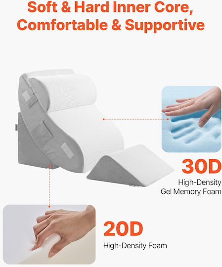 Vevor Μαξιλάρι Καθίσματος με Memory Foam 30cm σε Λευκό χρώμα XXZKDJXXZ4JTN08JX001V0