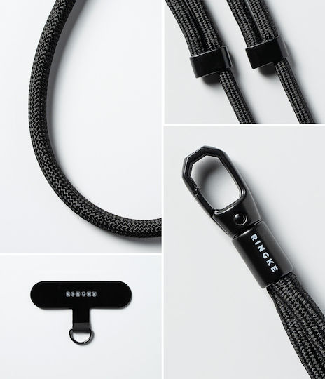 Каишка за задържане на мобилен телефон Ringke Holder Link & Flow презрамка за рамо Y-тип Calm Black St7102901rs