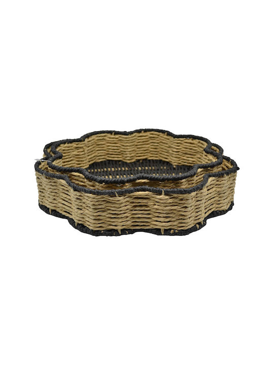 Ankor 834549 Korbwoven Dekorative Tabletts