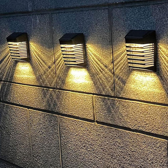 Universo Illuminazione Wall Mounted Solar Light 0.3W 40lm Warm White 3000K with Photocell IP54 9cmx12cmx5.3cmcm