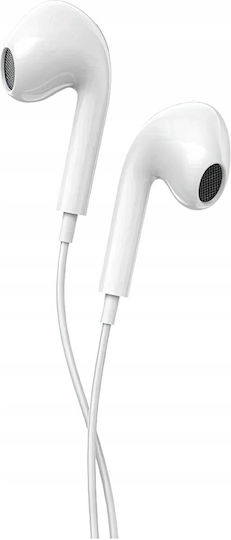 Canyon CNS-CEP6W In-ear Handsfree Ακουστικά με Βύσμα USB-C Λευκό