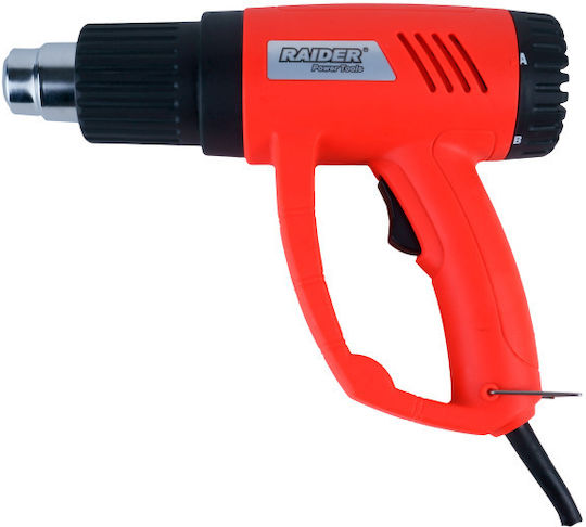 Raider RD-HG12 Пистолет за горещ въздух 2000W с регулиране на температурата до 600°C