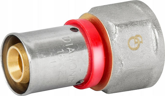 Pex Coupling 25x3/4 Gw Crimping Press Fitting