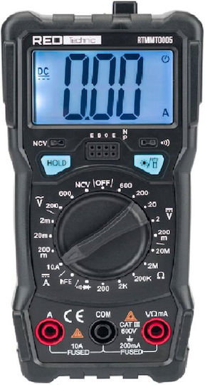 Red Technic Ψηφιακό Πολύμετρο με Buzzer με Μέτρηση AC / DC RTMMT0005