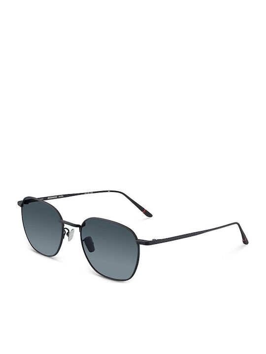 Etnia Barcelona Regencos Sunglasses Μαύρα with Metal Frame & Black Lens