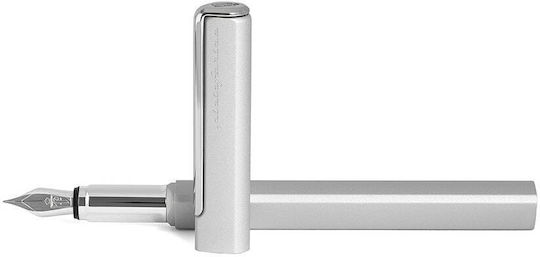 Pininfarina Segno Writing Pen Silver made of Aluminum