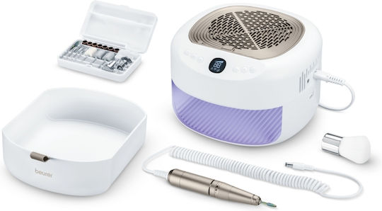 Beurer Mp 200 Nagelfräser Strom Weiß mit 26000 Umdrehungen pro Minute