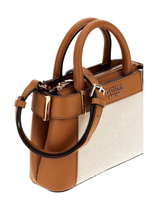 Geantă Satchel De Mână Maro