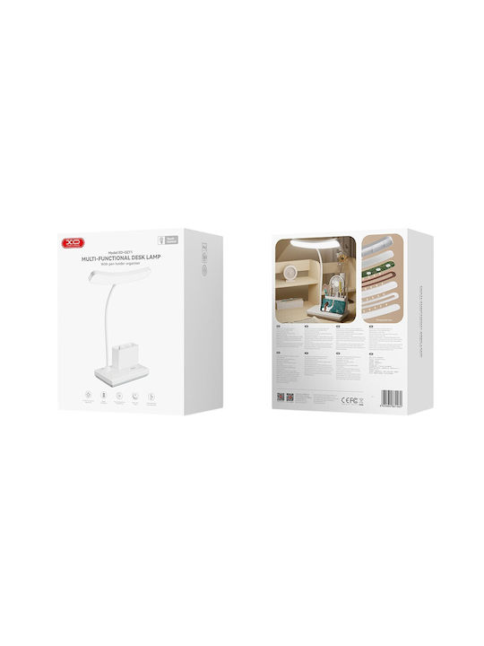 XO Tabletop Rechargeable LED Office Lamp in White Color