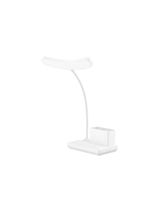 XO Tabletop Rechargeable LED Office Lamp in White Color