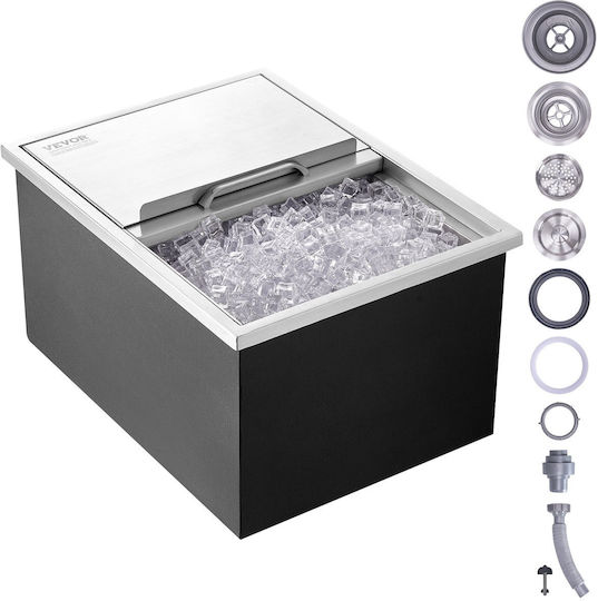 Vevor Aluminum Ice Bucket Container 45.72cm