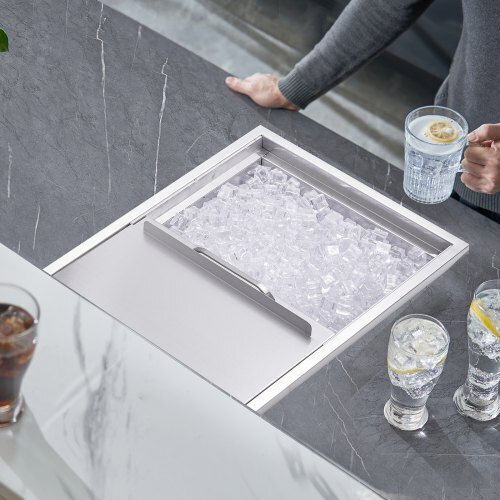 Vevor Aluminum Ice Bucket Container 45.72cm