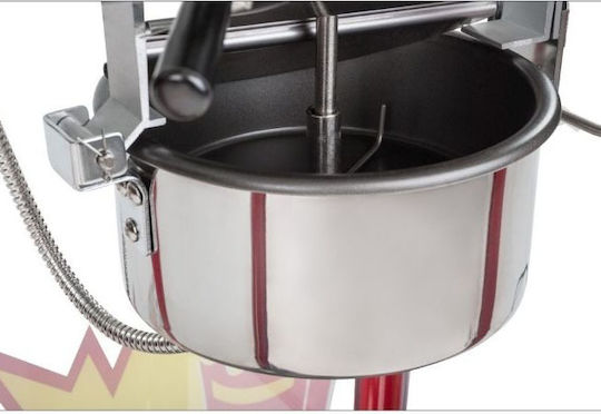 Karma Επαγγελματική Μηχανή Pop Corn με Καρότσι 1350W με Παραγωγή 150gr