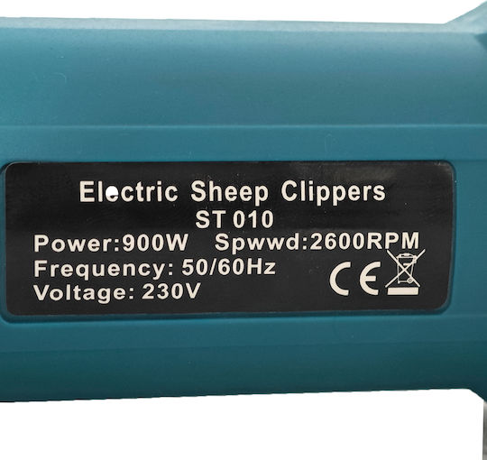 Mașină electrică de tuns oi Ddt-crystal 900 W 2600 rpm 6 trepte de viteză 13 dinți