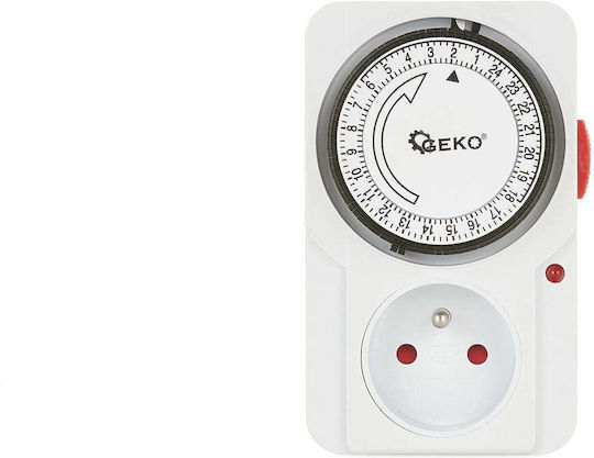 Geko Mechanischer Zeitschaltsteckdosen Täglicher